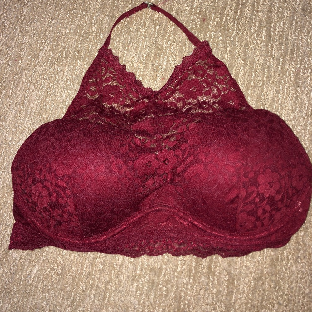 Red bralette